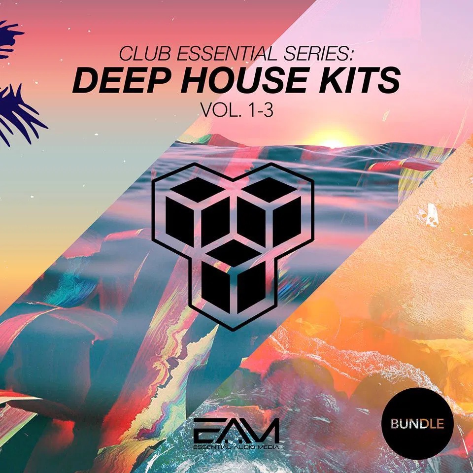 [Deep House 采样包合集] Essential Audio Media Club Essential Series Deep House Kits Vol. 1 3 Bundle