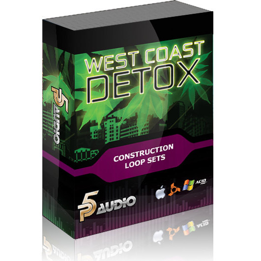 [西海岸嘻哈音乐采样包] P5Audio West Coast Detox Hip Hop Loops