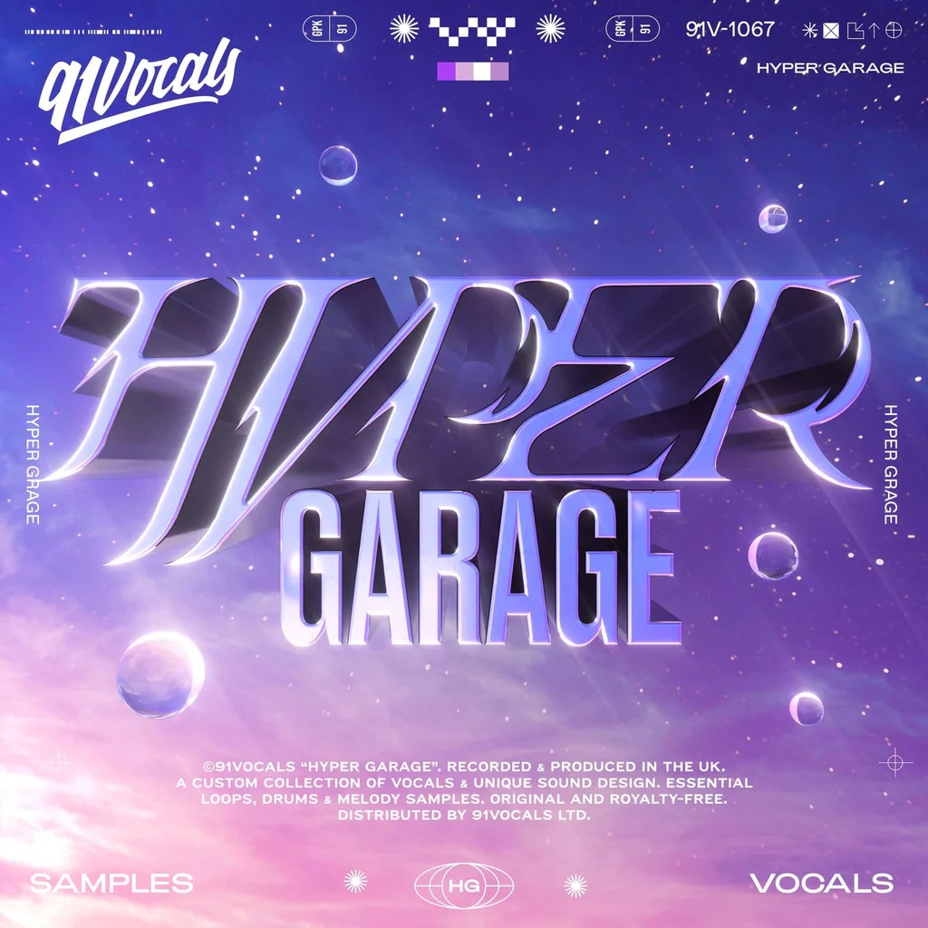 [超强车库人声采样包] 91Vocals Hyper Garage