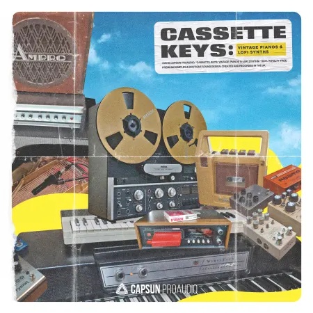 [复古钢琴与低保真合成器采样包] Capsun ProAudio Cassette Keys Vintage Pianos And Lofi Synths