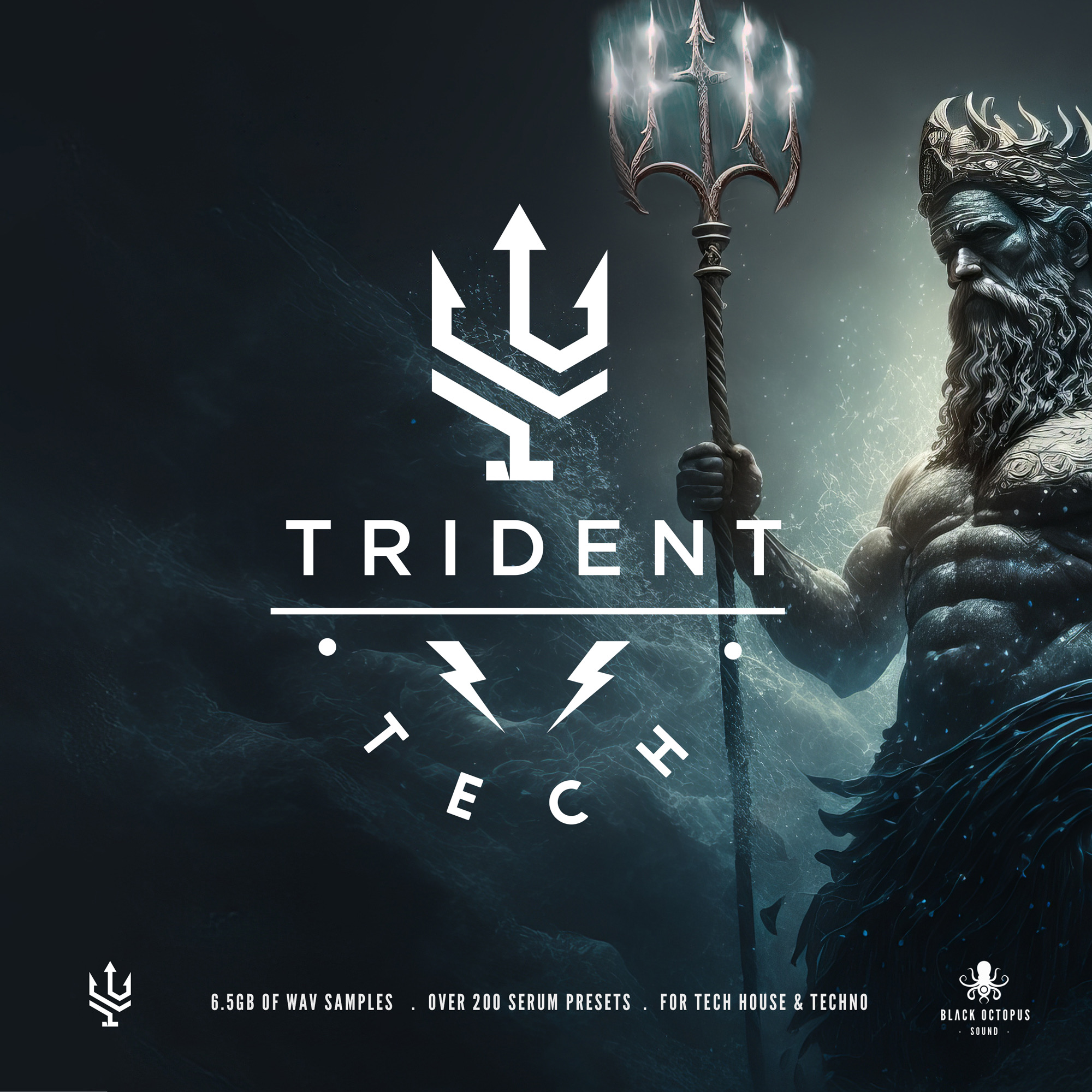 [科技感电子合成器采样包] Black Octopus Sound Trident Tech