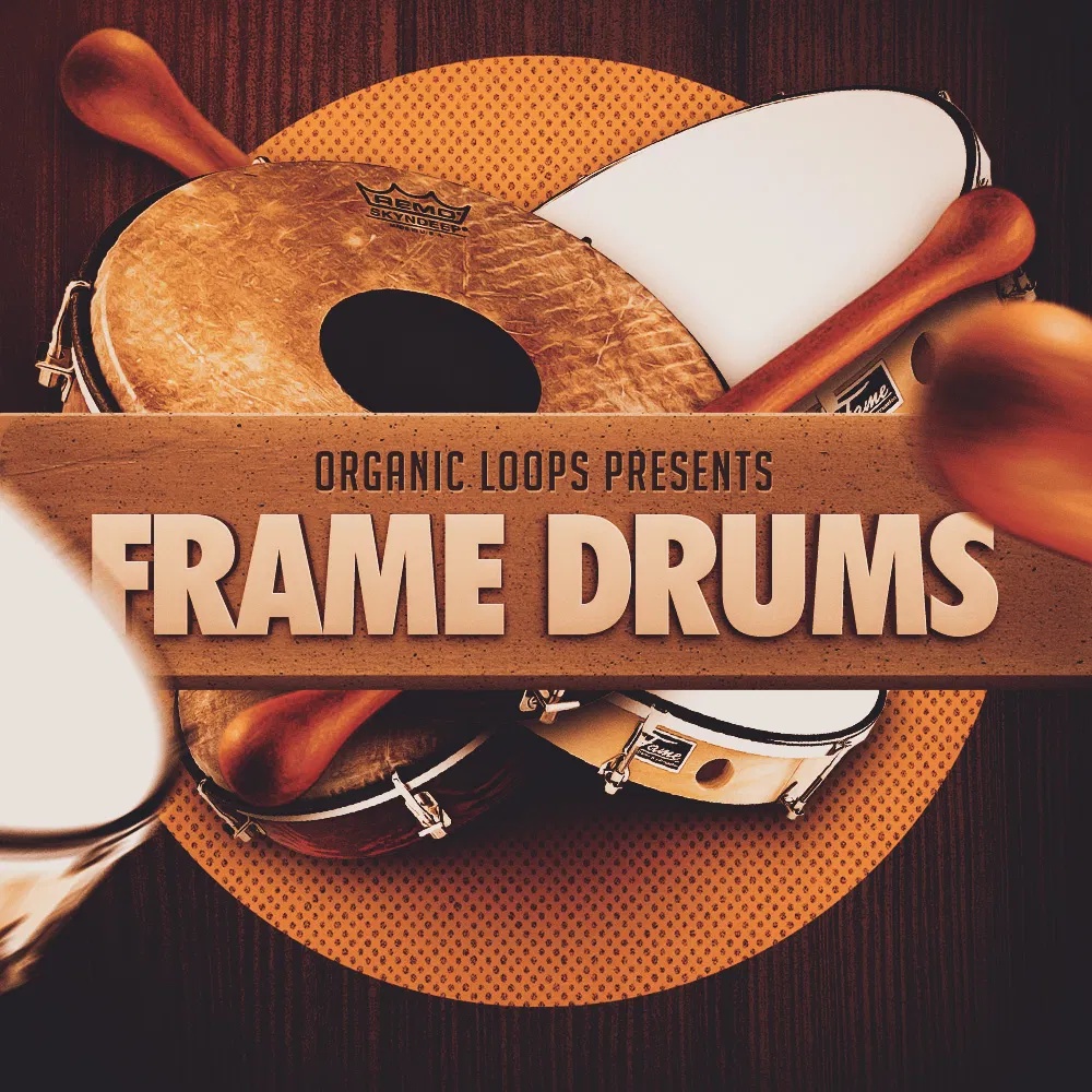 [鼓点节奏采样包] Organic Loops Frame Drums