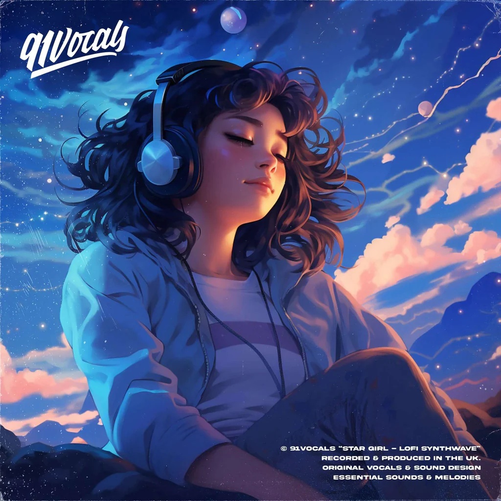 [梦幻女声合成器波采样合集] 91Vocals Star Girl Lofi Synthwave