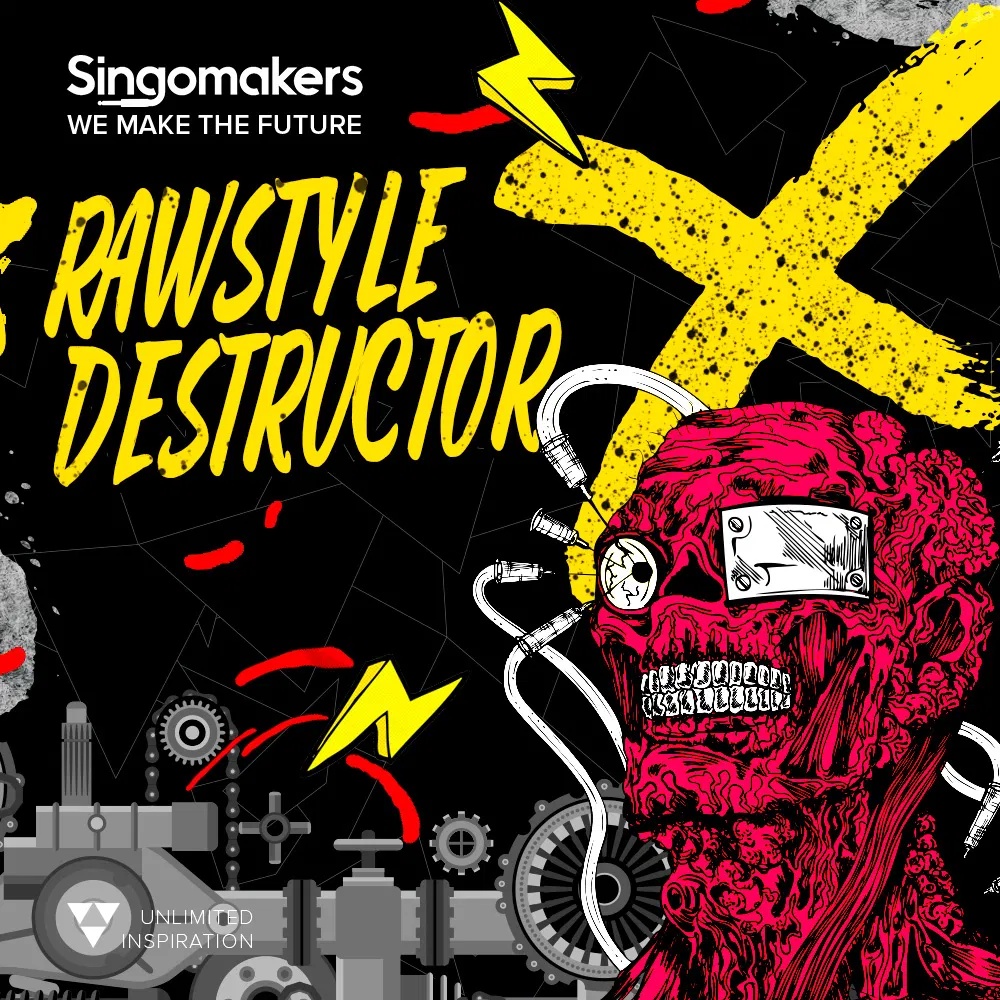 [原始风格破坏者鼓组采样包] Singomakers Rawstyle Destructor