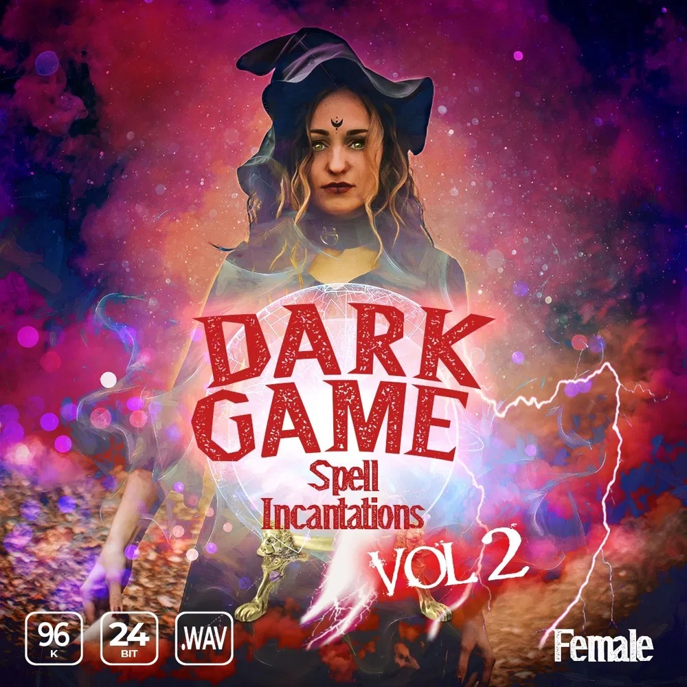 [黑暗游戏咒语吟唱女声合集] Epic Stock Media Dark Game Spell Incantation Voices Female Vol 2