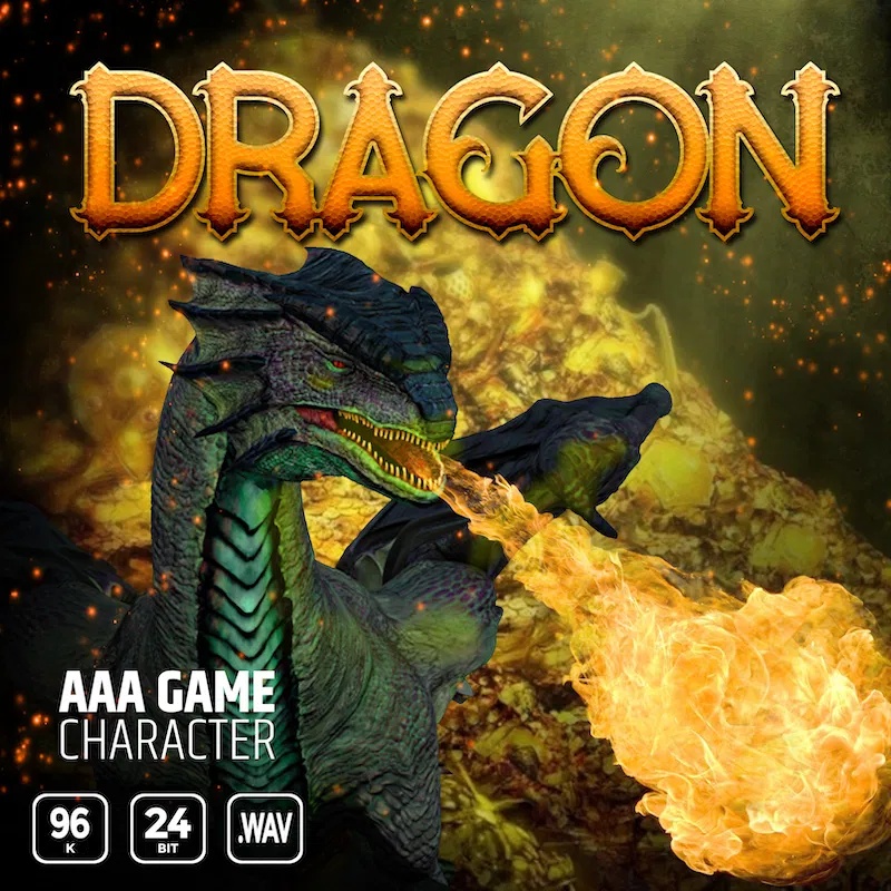 [史诗游戏角色龙音效合集] Epic Stock Media AAA Game Character Dragon