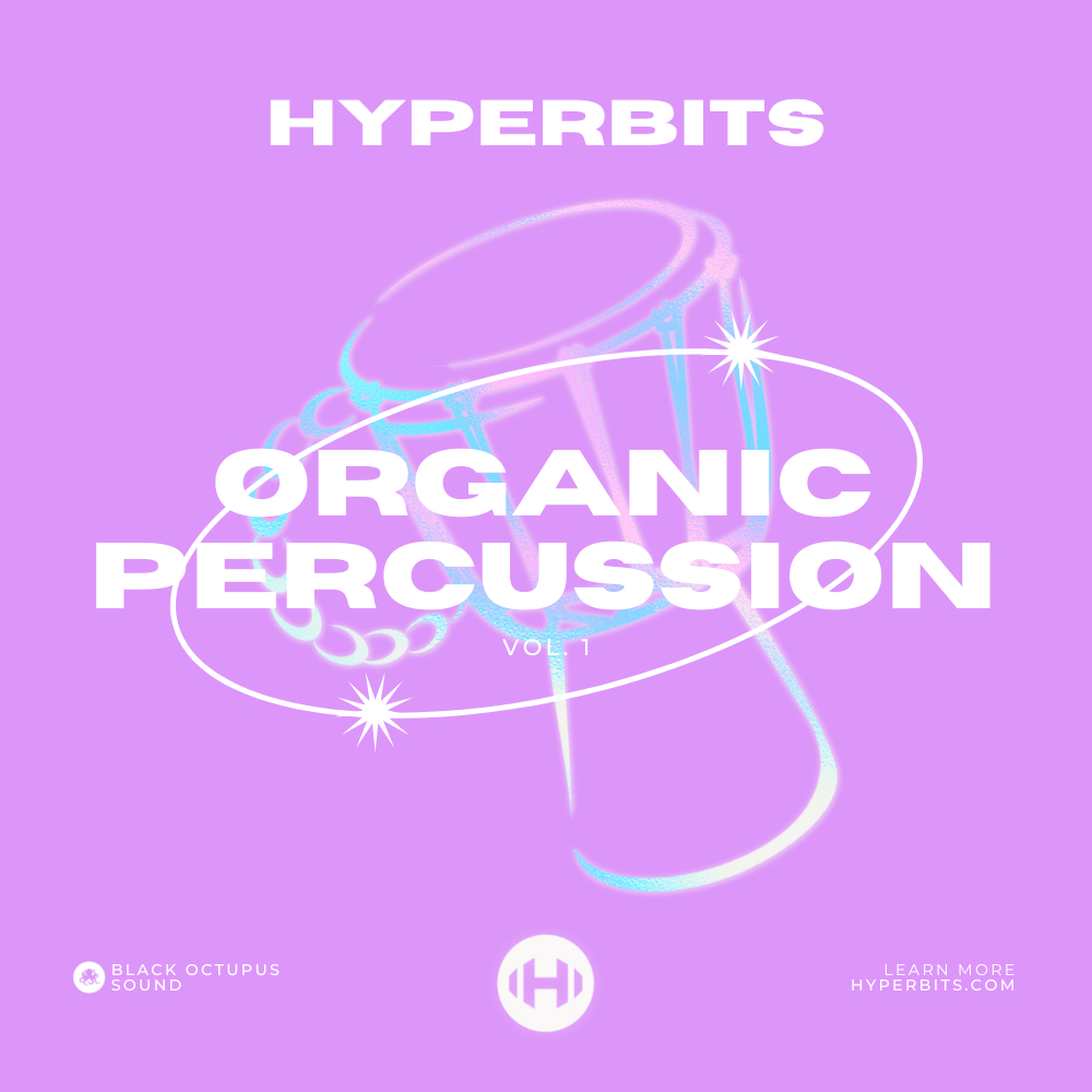 [有机打击乐采样包] Black Octopus Sound Hyperbits Organic Percussion Toolkit