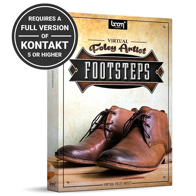 [虚拟拟音脚步音效合集] Boom Library Virtual Foley Artist Footsteps