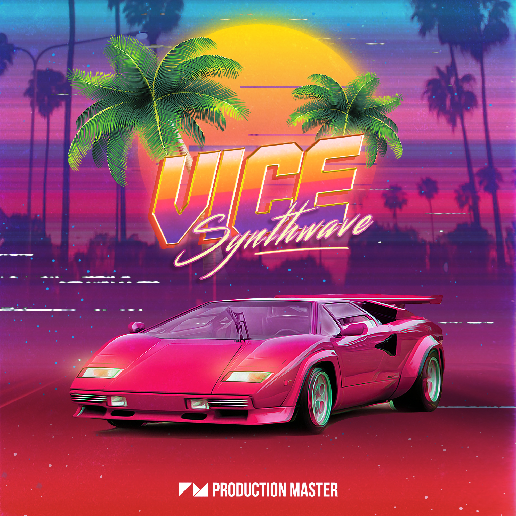 [合成器浪潮风格采样包] Production Master Vice Synthwave