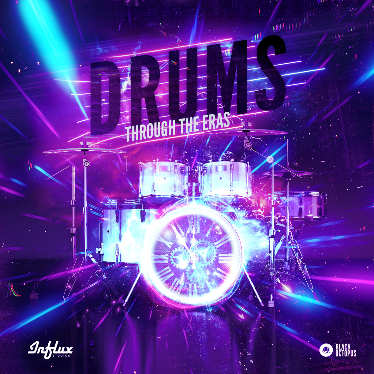 [历代鼓组合集] Black Octopus Sound Drums Through The Eras By Influx Studios