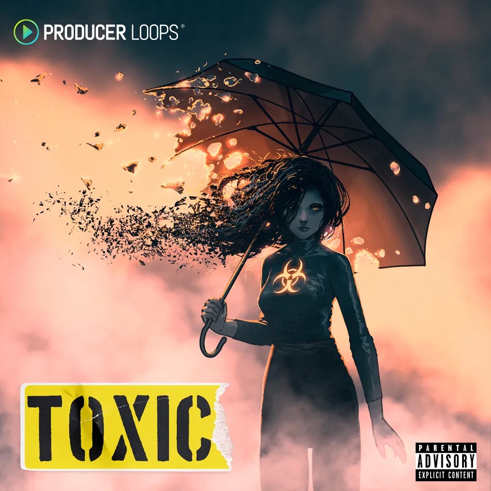 [黑暗氛围电子合成器采样包] Producer Loops Toxic