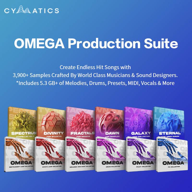 [合成器预设合集] Cymatics Omega Production Suite