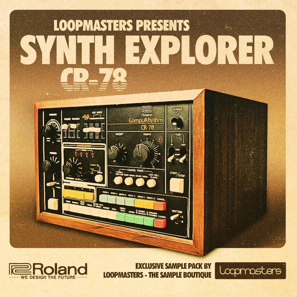 [经典CR-78合成器采样合集] Loopmasters Synth Explorer CR 78
