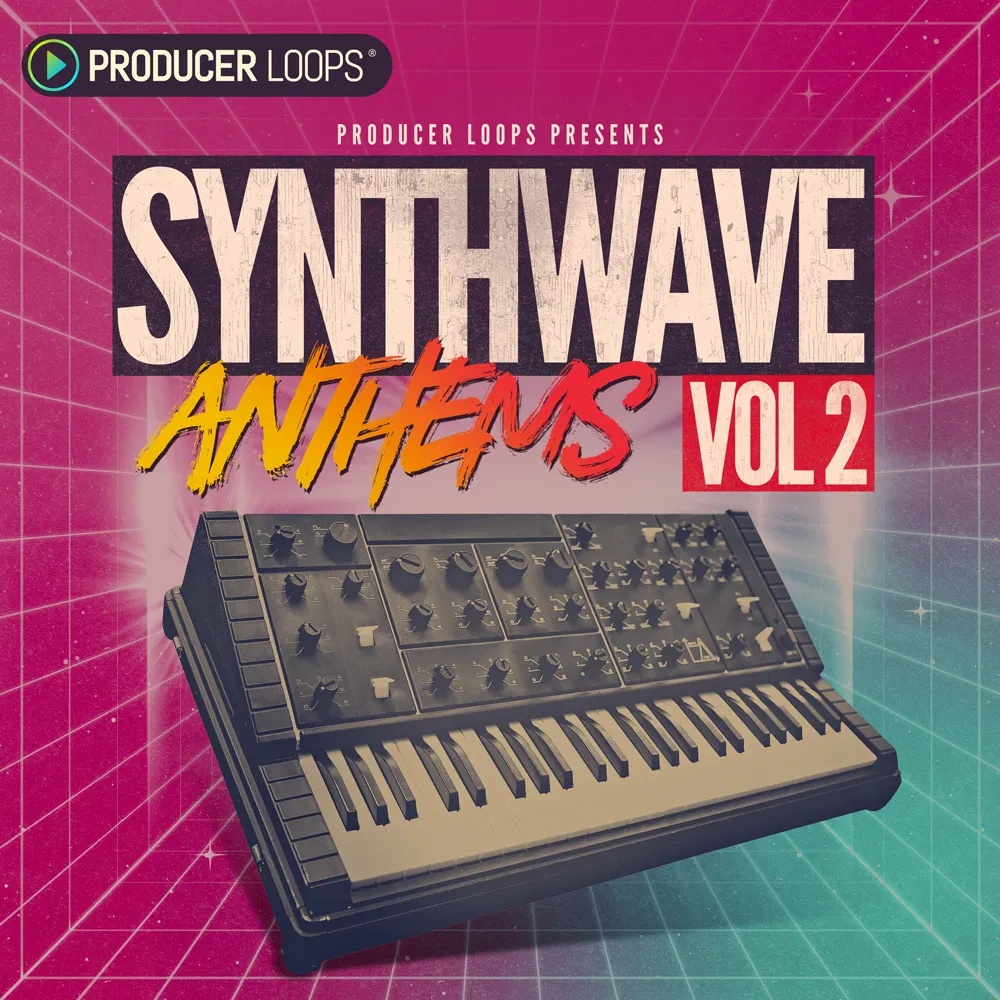 [合成器浪潮风格采样包] Producer Loops Synthwave Anthems Vol 2