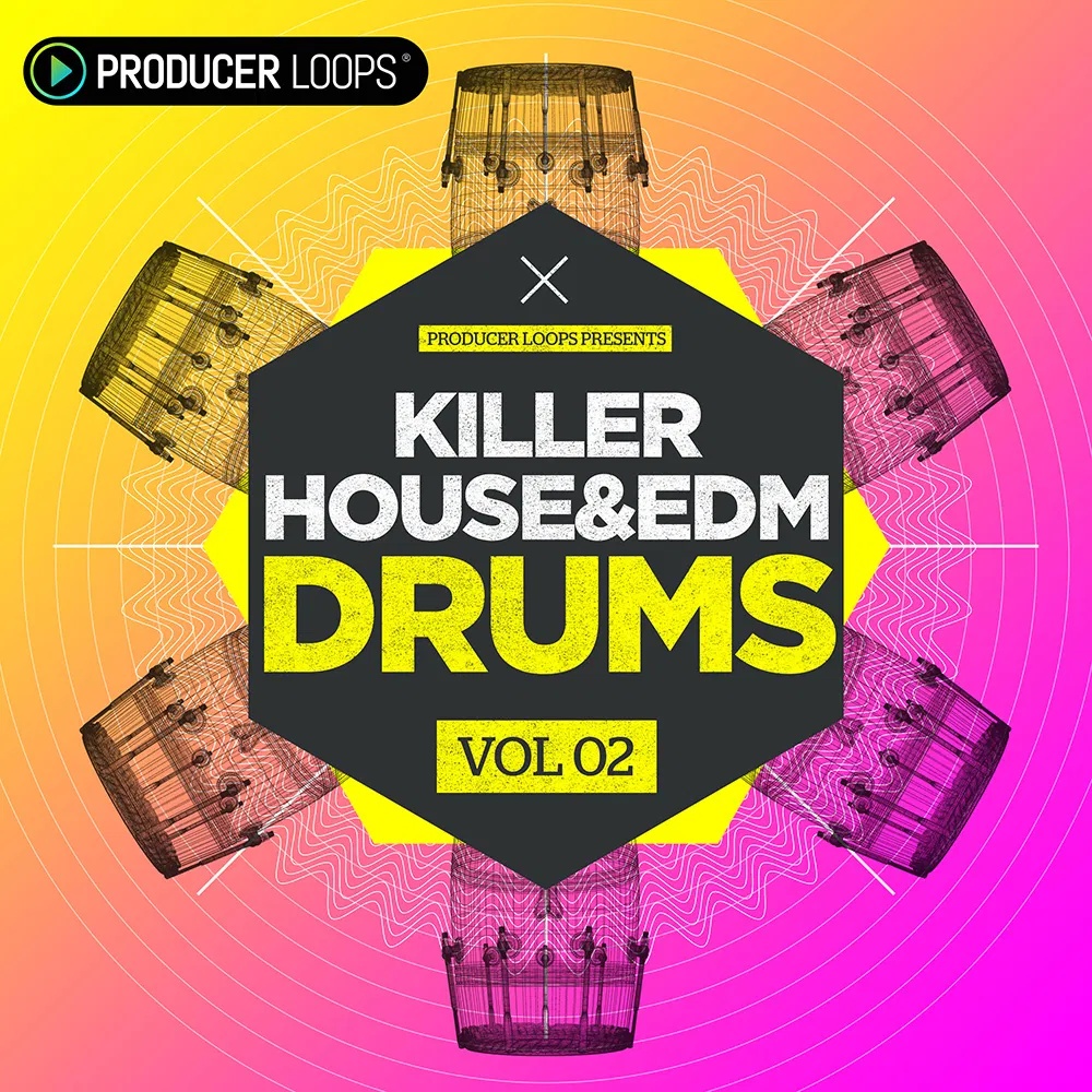 [杀手级电子鼓采样包] Producer Loops Killer House and EDM Drums Vol 2